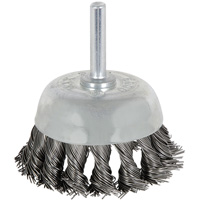 8046 Shaft Mounted Knot Twisted Cup Brush, 1-1/8" Dia. FMT Sales Ltd