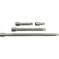 Extension Bar Set, 3/8" Drive, Chrome Finish, 4 Pcs FMT Sales Ltd