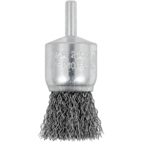 Shaft Mounted Crimped End Brush, 1", 0.012" Fill, 1/4" Shank FMT Sales Ltd