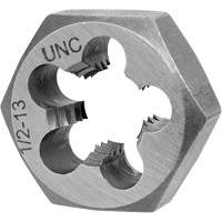 SAE Hex Die, 1" Dia., 3/8"-16 NC Thread, Alloy Steel FMT Sales Ltd