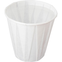 Gobelet pliss&eacute;, Papier, 5 oz, Blanc FMT Sales Ltd