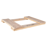 Hardwood Dolly Frame, Not Included Wheels, 900 lbs. Capacity, 18" W x 24" D x 1.5" H FMT Sales Ltd