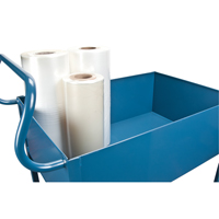 Chariots de service &agrave; bordure profonde, 2 Tiers, 24" la x 47" h x 36" p, Capacit&eacute; 1200 lb FMT Sales Ltd