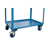Chariots de service mobiles, 2 Tiers, 24" la x 57" h x 40" p, Capacit&eacute; 1200 lb FMT Sales Ltd