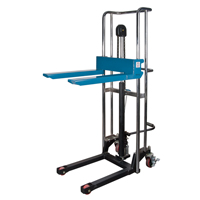 Hydraulic Platform Lift Stacker, Foot Pump Operated, 880 lbs. Capacity, 60" Max Lift FMT Sales Ltd