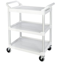 Service Utility Cart, 3 Tiers, 33" x 37" x 18", 200 lbs. Capacity FMT Sales Ltd