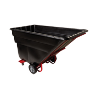 Tilt Truck, Polyethylene, 1-1/2 cu. yd., 1200 lbs. Load Capacity FMT Sales Ltd