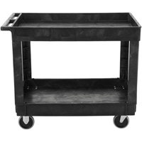 Flat Handle Utility Cart, 2 Tiers, 40" x 32-1/4" x 24", 500 lbs. Capacity FMT Sales Ltd