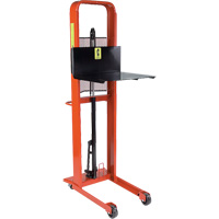 Hydraulic Platform Lift Stacker, Foot Pump Operated, 1000 lbs. Capacity, 80" Max Lift FMT Sales Ltd