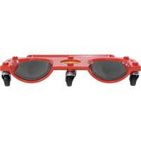 Socle roulant pour les genoux, Plastique, Rouge, Capacit&eacute; 350 lb FMT Sales Ltd