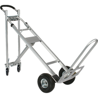 Three-Position Spartan III Convertible Hand Truck, Aluminum, 750 lbs. Capacity FMT Sales Ltd