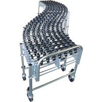 Expandable/Flexible Conveyors, 18" W x 24' 8" L, 226 lbs. per lin. ft. Capacity FMT Sales Ltd