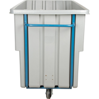 Chariot basculeur en acier, Poly&eacute;thyl&egrave;ne, 1,1 vg³, Capacit&eacute; de charge de 1250 lb FMT Sales Ltd