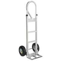 Knocked Down Hand Truck, P-Handle Handle, Aluminum, 52-1/8" Height, 500 lbs. Capacity FMT Sales Ltd