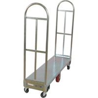 U-Boat Platform Truck, 60" L x 18" W, 1750 lbs. Capacity, Polyurethane Casters FMT Sales Ltd