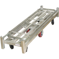 U-Boat Platform Truck, 59-1/2" L x 16" W, 1750 lbs. Capacity, Polyurethane Casters FMT Sales Ltd