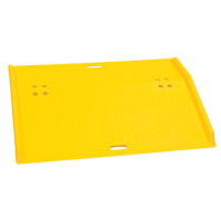Portable Poly Hand Truck Dock Plate, 750 lbs. Load Capacity, 36" L x 48" W x 5" H FMT Sales Ltd
