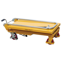 Hydraulic Scissor Lift Table, 17.75" L x 27.5" W/27-1/2" L x 17-3/4" W, Steel, 330 lbs. Capacity FMT Sales Ltd