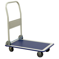 Chariot &agrave; plateforme avec poign&eacute;e pliante, Acier, 440 lb, 29" lo x 19" la, Hauteur 32-1/2" FMT Sales Ltd