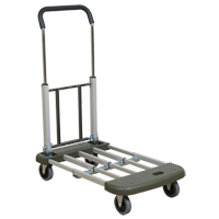 Chariot &agrave; plateforme t&eacute;l&eacute;pliante, Aluminium, 330 lb, 29-1/2" lo x 17-1/2" la, Hauteur 36-1/2" FMT Sales Ltd