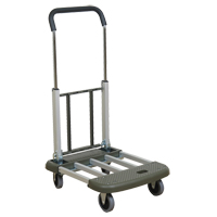 Chariot &agrave; plateforme t&eacute;l&eacute;pliante, Aluminium, 330 lb, 29-1/2" lo x 17-1/2" la, Hauteur 36-1/2" FMT Sales Ltd