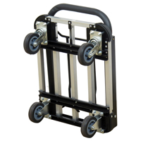 Chariot &agrave; plateforme avec poign&eacute;e pliante, Aluminium, 300 lb, 28" lo x 16" la, Hauteur 37,75" FMT Sales Ltd
