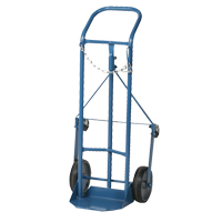Chariot professionnel CC-1 pour bouteille de gaz, Roues Caoutchouc moul&eacute;, Base de 9" la x 7-1/4" lo, 250 lb FMT Sales Ltd