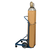Chariot professionnel CC-2 pour deux bouteilles de gaz, Roues Caoutchouc moul&eacute;, Base de 16-7/8" la x 7-1/4" lo, 500 lb FMT Sales Ltd