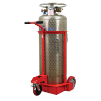Grand chariot LCC pour bouteille de gaz liquide, Roues Polyur&eacute;thane, Base de 20" la x 20" p, 1000 lb FMT Sales Ltd
