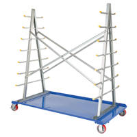 A-Frame Bar & Pipe Cart, Steel, 36-3/4" W x 73-3/4" D x 72-1/2" H, 2000 lbs. Capacity FMT Sales Ltd
