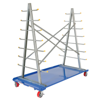 A-Frame Bar & Pipe Cart, Steel, 36-3/4" W x 73-3/4" D x 72-1/2" H, 2000 lbs. Capacity FMT Sales Ltd