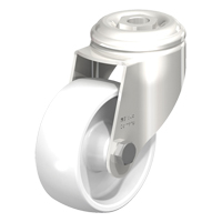 Roulette en nylon acier inoxydable, Pivotant, Diam&egrave;tre 3-1/8" (79,5 mm), Capacit&eacute; 265 lb (120 kg) FMT Sales Ltd