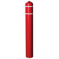 Enveloppe lisse pour butoir avec bandes r&eacute;fl&eacute;chissantes, 4" dia. x 56" l, Rouge FMT Sales Ltd