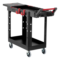 Heavy-Duty Adaptable Utility Cart, 2 Tiers, 17-3/4" x 36" x 46-1/5", 500 lbs. Capacity FMT Sales Ltd