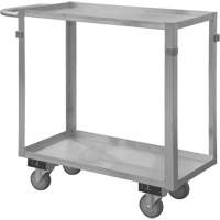 Chariot avec tablettes de calibre industriel, 2 Tiers, 16-3/4" la x 34" h x 36-7/16" p, Capacit&eacute; 600 lb FMT Sales Ltd