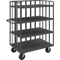 Chariot &agrave; tablettes ouvert portatif, 4 Tiers, 31-1/8" la x 57-1/2" h x 56-1/8" p, Capacit&eacute; 3600 lb FMT Sales Ltd