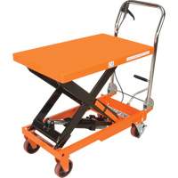 Hydraulic Scissor Lift Table, 32" L x 19-3/4" W, Steel, 1100 lbs. Capacity FMT Sales Ltd