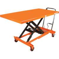 Hydraulic Scissor Lift Table, 63" L x 31-1/2" W, Steel, 1100 lbs. Capacity FMT Sales Ltd
