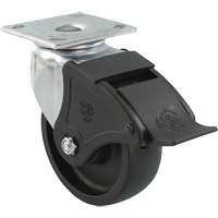 Roulette Emaxx RollX, Pivotant avec frein, 4" (101,6 mm), Nylon, 1200 lb (544,3 kg) FMT Sales Ltd