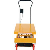 DC Powered Hydraulic Scissor Lift Elevating Cart, Steel, 39-3/4" L x 20-1/2" W, 1000 lbs. Capacity FMT Sales Ltd