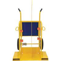 Chariot pour chalumeau et bouteille &agrave; gaz, Roues Rempli de mousse, Base de 24" la x 19-1/2" lo, 500 lb FMT Sales Ltd