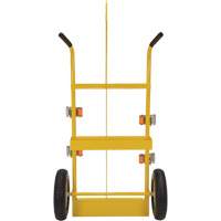 Chariot pour chalumeau et bouteille &agrave; gaz, Roues Rempli de mousse, Base de 23-13/16" la x 22-13/16" lo, 500 lb FMT Sales Ltd