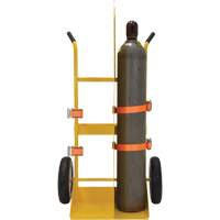Chariot pour chalumeau et bouteille &agrave; gaz, Roues Rempli de mousse, Base de 23-13/16" la x 22-13/16" lo, 500 lb FMT Sales Ltd