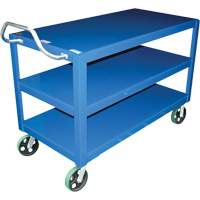 Chariot &agrave; poign&eacute;e ergonomique Ergo-Handle, 4000 lb Capacit&eacute;, Acier, 24-1/2" la x 41" ha x 54-7/8" p, Bordure vers le bas FMT Sales Ltd
