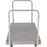 Chariot &agrave; plateforme en plastique robuste, 60" lo x 30" la, 3000 lb cap, Roues Polyur&eacute;thane FMT Sales Ltd