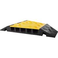 Protecteur de c&acirc;ble tourne-&agrave;-droite robuste Powerhouse, 5 canaux, 12" lo x 19,75" la x 2,25" h FMT Sales Ltd