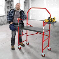 Buildman Portable Scaffold, 40-5/8" D x 4' H FMT Sales Ltd
