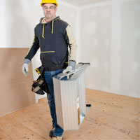 Portable Work-Stand Saw Horse, Aluminum Frame, 12-1/4" D x 24" H FMT Sales Ltd