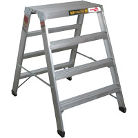 Portable Work-Stand Saw Horse, Aluminum Frame, 12-1/4" D x 48" H FMT Sales Ltd
