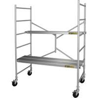 Portable Alu Series Scaffold, Aluminum Frame, 29" D x 72" H FMT Sales Ltd